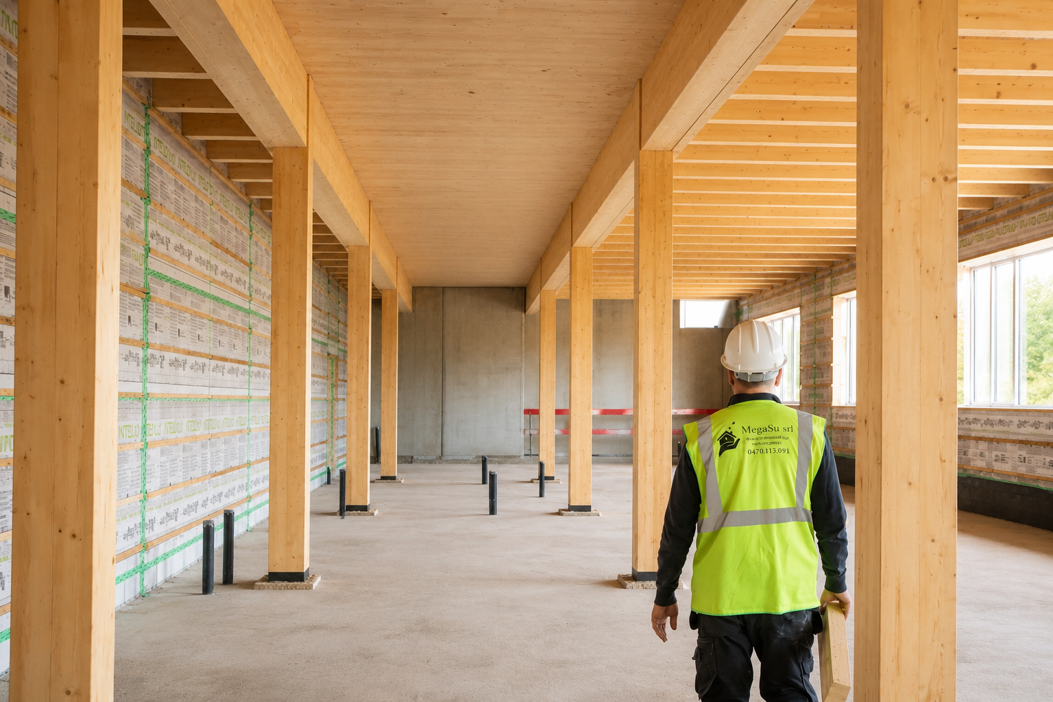 Timber construction site by MegaSu